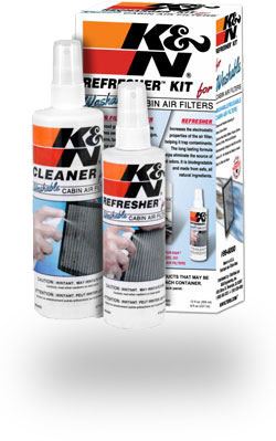 K&N cab filter cleaning kit